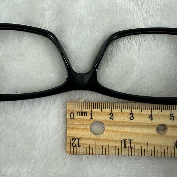 Gucci Women's Eyeglasses Style 3562 Rectangular Frame Black Secretary Academia - Picture 8 of 8